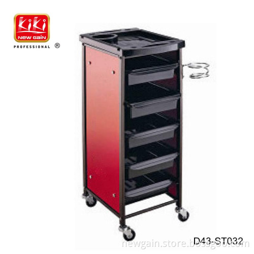 beauty salon drawer trolley. hair salon trolley cart. Salon Trolley. D43-ST032
